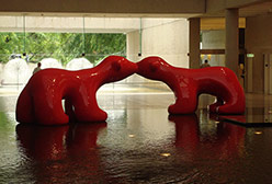 Fiberglass composite Polar Bears sculpture